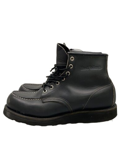 商品画像：レースアップブーツ/US8.5/BLK/レザー/8137 1