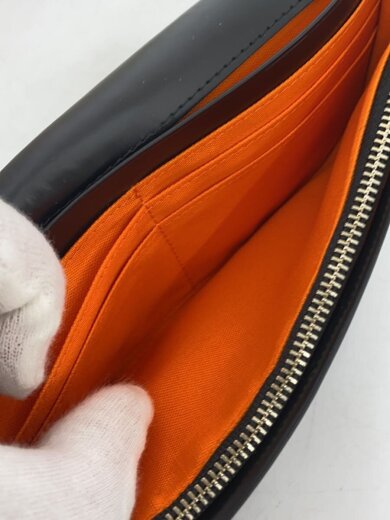 商品画像：長財布/レザー/BLK/総柄/メンズ 6