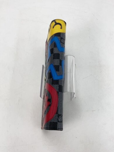 商品画像：長財布/レザー/BLK/総柄/メンズ 9