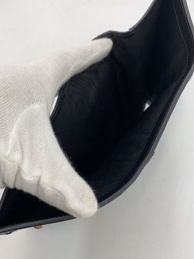 商品画像：3つ折り財布/レザー/BLK/レディース 6