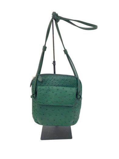 商品画像：ショルダーバッグ/レザー/GRN/無地 1