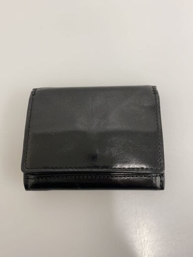 商品画像：2つ折り財布/レザー/BLK/無地/メンズ// 2