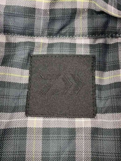 商品画像：長袖シャツ/XL/ポリエステル/GRY/チェック/BE-82026// 3