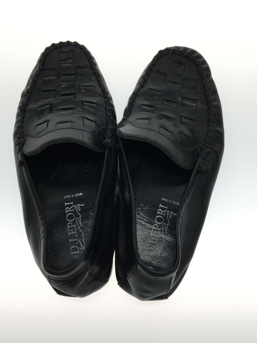 その他ブランド D Lepori 人気ブラドン ローファー 41 レザー 編み込み Blk レザースリッポン