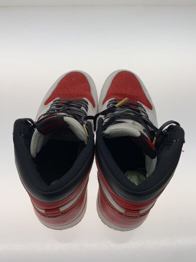 画像：NIKEハイカットスニーカー/27.5cm/RED/555088-1613