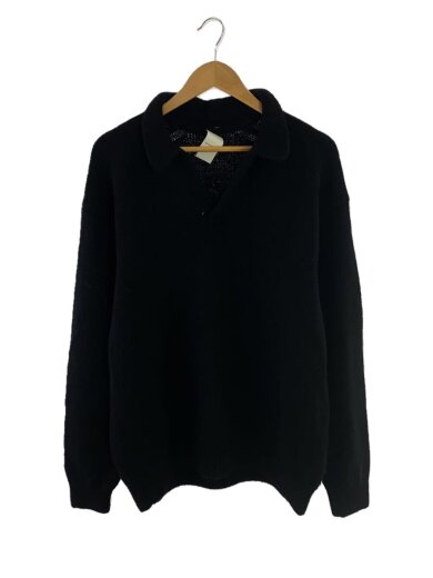 商品画像：Skipper Long-Sleeve/ニット・セーター(厚手)/2/ウール/BLK/無地/2403-019// 1