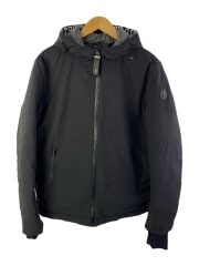 フードダウンジャケット/--/ポリエステル/BLK