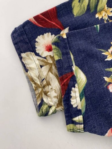 画像：Engineered Garmentsアロハシャツ/M/コットン/NVY/花柄/USA製5