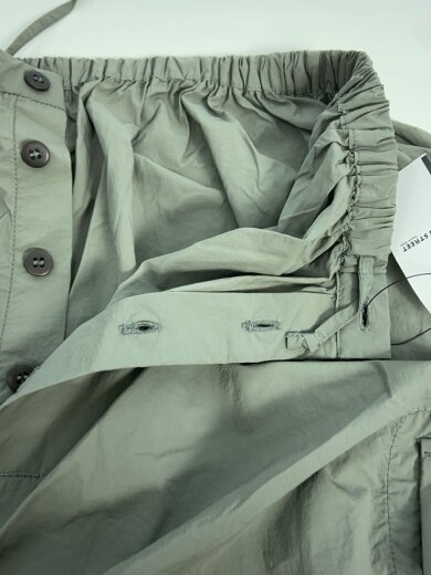 商品画像：ロングスカート/1/ナイロン/GRY/Nylon Tussah Skirt 3