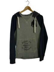 後付けパーカー/パーカー/M/コットン/GRY