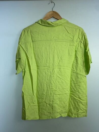 商品画像：CONTRAST PICK STITCHED SHIRT/半袖シャツ/S/コットン/GRN 2