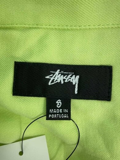 商品画像：CONTRAST PICK STITCHED SHIRT/半袖シャツ/S/コットン/GRN 3