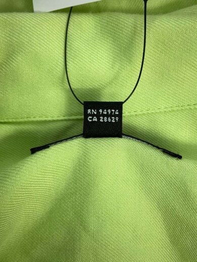 商品画像：CONTRAST PICK STITCHED SHIRT/半袖シャツ/S/コットン/GRN 4