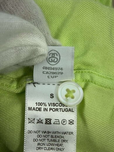 商品画像：CONTRAST PICK STITCHED SHIRT/半袖シャツ/S/コットン/GRN 6