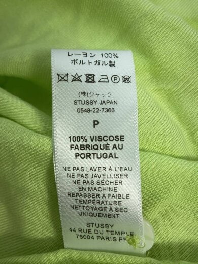 商品画像：CONTRAST PICK STITCHED SHIRT/半袖シャツ/S/コットン/GRN 7