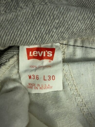 商品画像：80～90s/USA製/ケミカル/ボトム/36/デニム/GRY/40505-0261 5