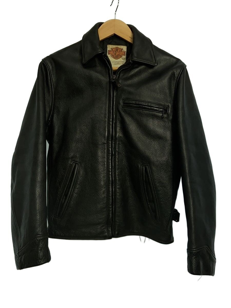 HARLEY DAVIDSON / レザージャケット・ブルゾン/36/レザー/BLK