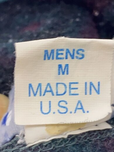 商品画像：USA製/フリースジャケット/M/ポリエステル/PUP/総柄 4