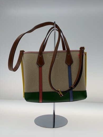 商品画像：2way/レザー/ペリー/ショルダーバッグ/キャンバス/BEG 3