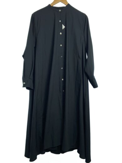 商品画像：長袖ワンピース/--/ポリエステル/BLK 1