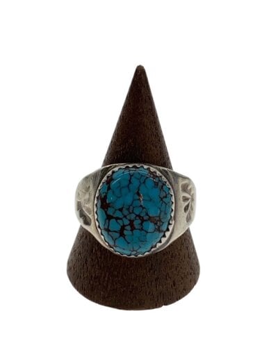 商品画像：リング/ターコイズ/18号/メンズ 1