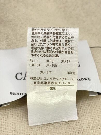 商品画像：マフラー/カシミア/WHT/レディース/1836-699-2534 3