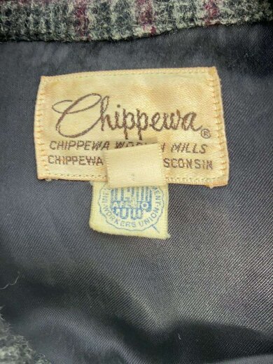 商品画像：ジャケット/38/ウール/GRY/チェック 4