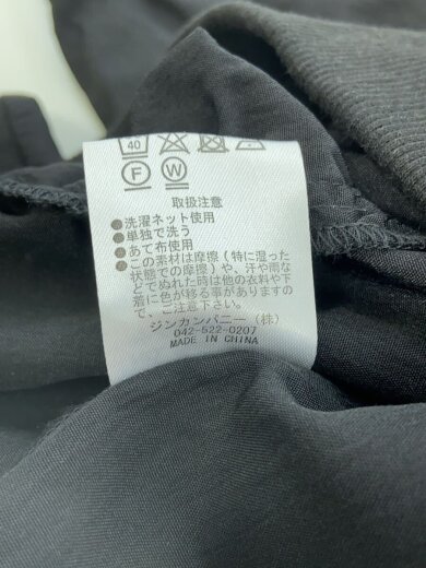 画像：NO ID.ナイロンジャケット/one/ポリエステル/BLK/無地/456006-214B5