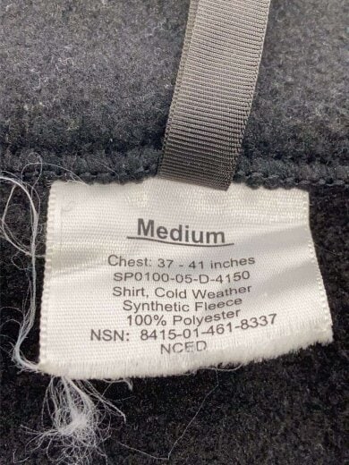 商品画像：ジャケット/M/ポリエステル/BLK/8415-01-461-8337/全体的に毛玉有 3