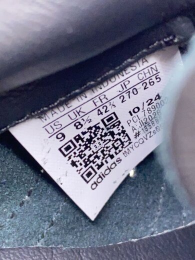 商品画像：ローカットスニーカー/26.5cm/BLK/レザー/JI2026// 5