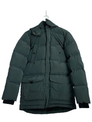 商品画像：ダウンジャケット/M/ポリエステル/GRY/無地// 1