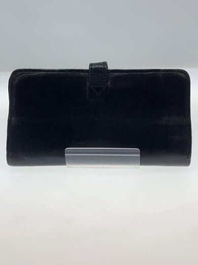商品画像：2つ折り財布/レザー/BLK/無地/メンズ// 2