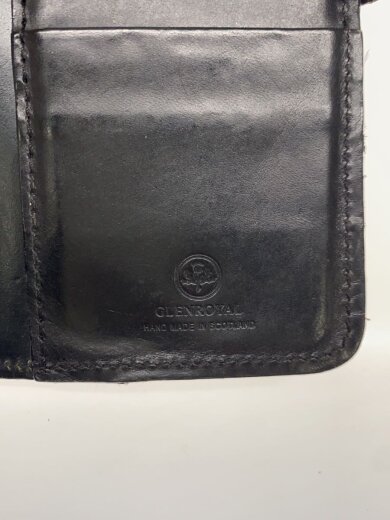 商品画像：2つ折り財布/レザー/BLK/無地/メンズ// 3
