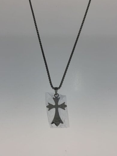 商品画像：ネックレス/ステンレス/SLV/トップ有/メンズ/25990PSS01// 5