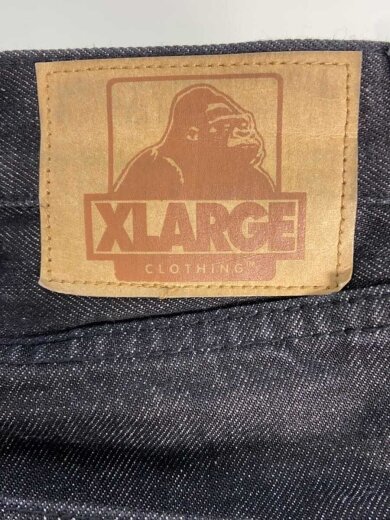 商品画像：ボトム/34/コットン/BLK/無地/101261031009/STAR LOGO DENIM PANTS// 4