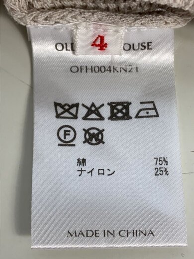 商品画像：ニット・セーター(薄手)/4/コットン/CRM/OFH004KN21// 5