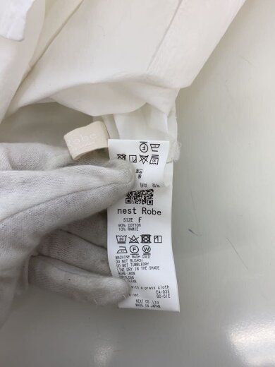 商品画像：長袖ワンピース/FREE/コットン/WHT/01214-1144 3