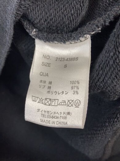 商品画像：スウェット/S/コットン/BLK/LIFE 4
