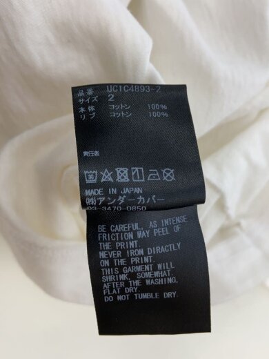 商品画像：Tシャツ/2/コットン/WHT/UC1C4893-2 4