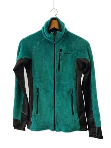 画像：patagoniaフリースジャケット/S/ポリエステル/GRN/無地/25138SP171