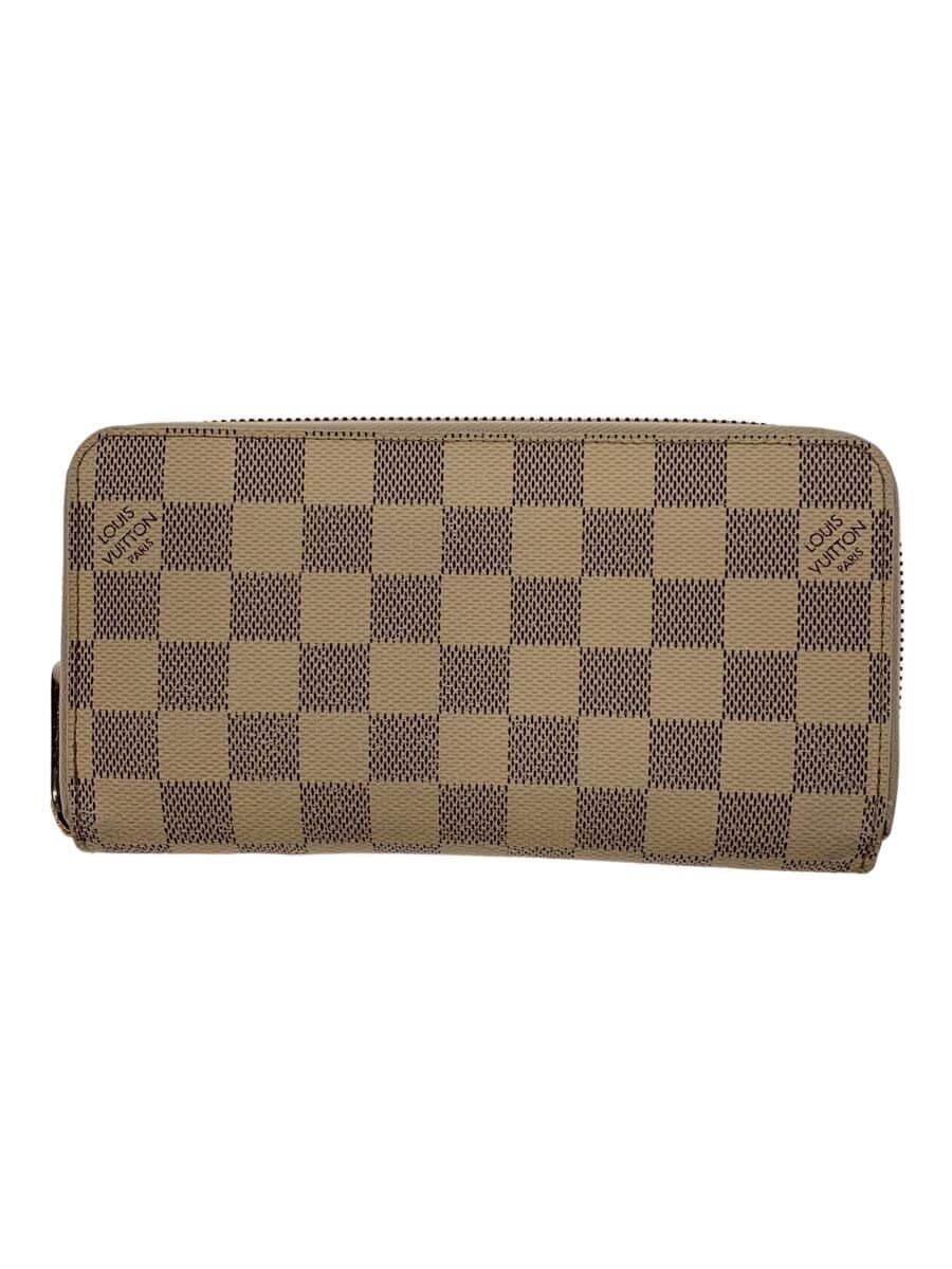 LOUIS VUITTON / ジッピー・ウォレット_ダミエ・アズール/PVC/WHT/レディース