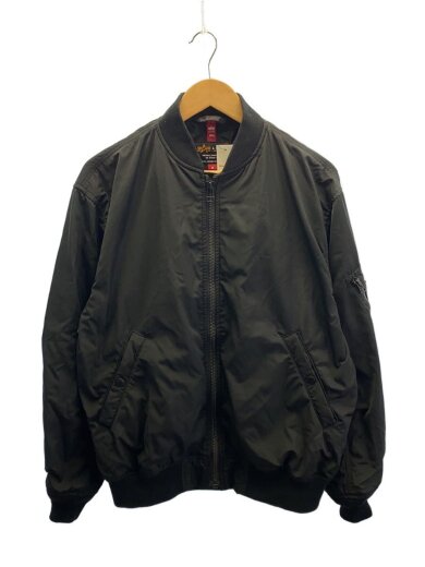 商品画像：フライトジャケット/M/ポリエステル/BLK/無地/TA1600-9001 1