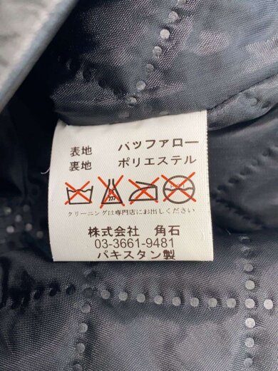 商品画像：レザージャケット・ブルゾン/LL/牛革/BLK 4