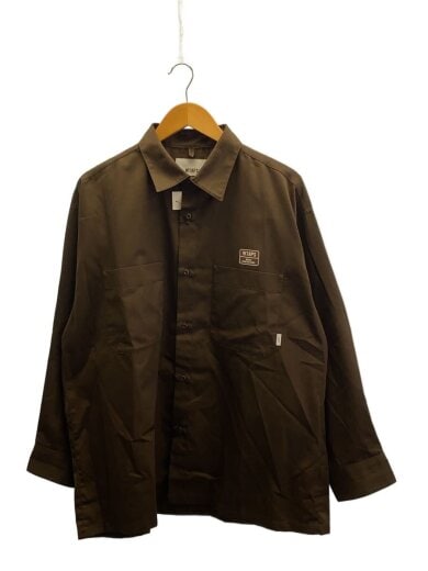 商品画像：長袖シャツ/3/ポリエステル/BRW/241CWDT-SHM05 1