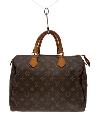 商品画像：1)スピーディ30_モノグラム・キャンバス/PVC/BRW 1