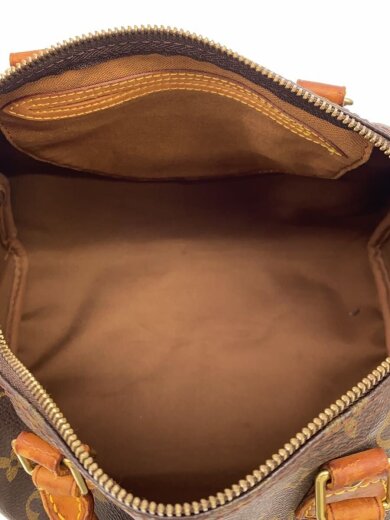 商品画像：1)スピーディ30_モノグラム・キャンバス/PVC/BRW 6