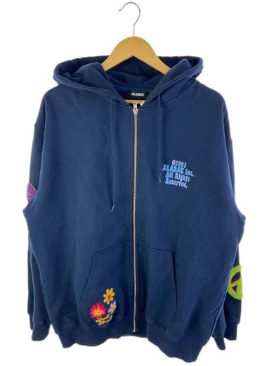 商品画像：ジップパーカー/L/コットン/NVY/101231012034 1