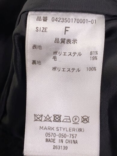 商品画像：ジャケット/FREE/ポリエステル/BLK/042350170001-01 4