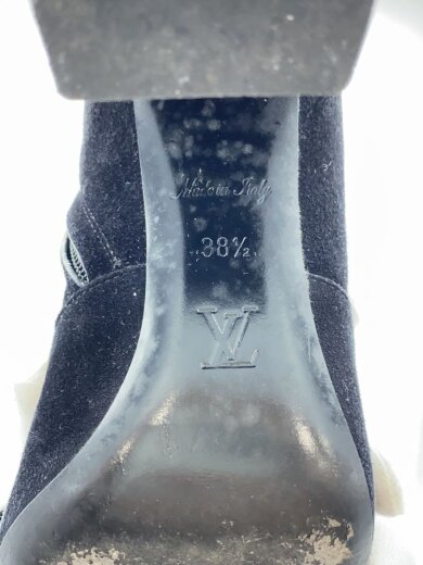 商品画像：ショートブーツ/38.5/BLK/スウェード 6