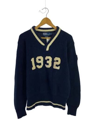 商品画像：ニット・セーター(厚手)/L/リネン/NVY 1